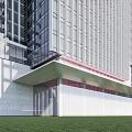 Modern Office Building Simple Super High-rise Office Building Commercial 3d model