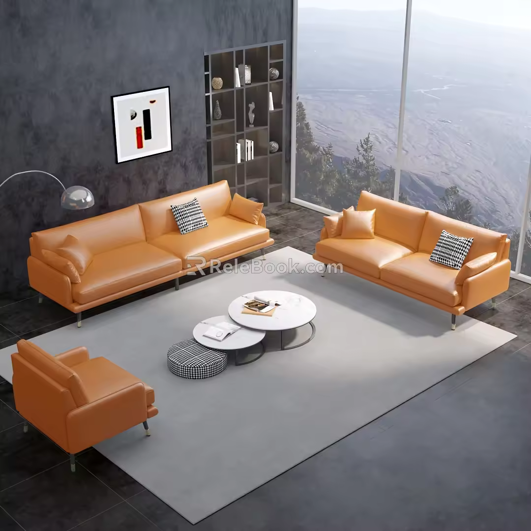 Sofa combination 3d model