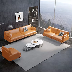 Sofa combination 3d model