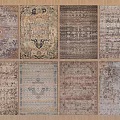 Square Rugs With Various Vintage Patterns And Classic Hues For Home Decor