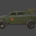 Light armored vehicle 3d model