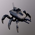 Robot Spider Drone Drone 3d model