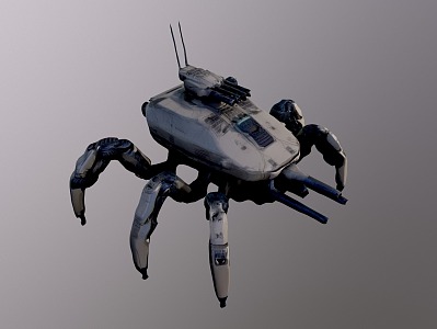 Robot Spider Drone 3d model