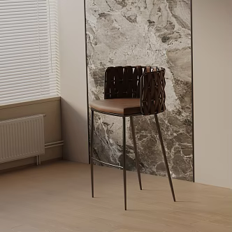 Modern Bar Chair 3d model