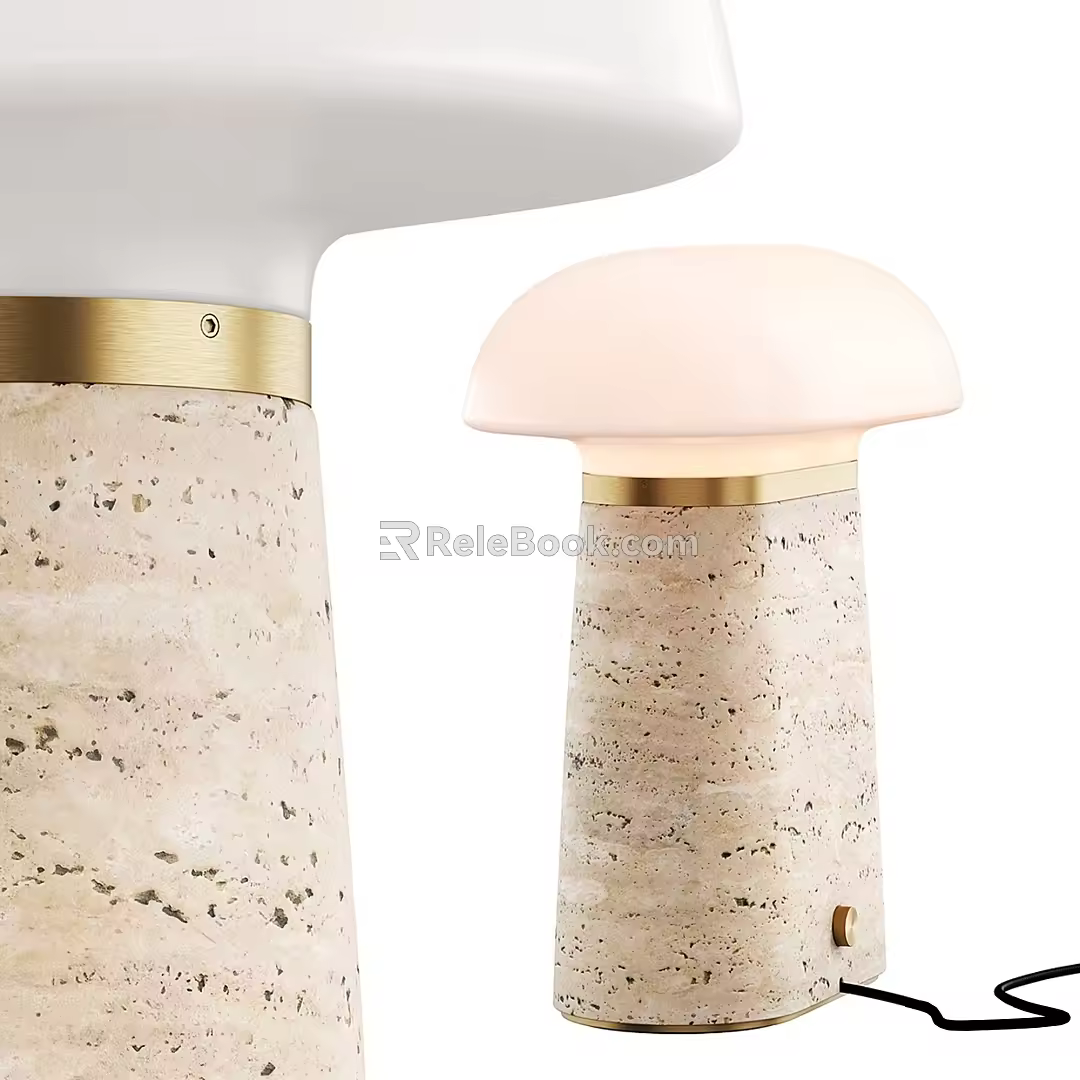 Light Luxury Table Lamp 3d model