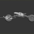 Jet Motorcycle Sci-Fi Motorcycle Concept Motorcycle Flying Car Space Flying Car Space Motorcycle 3d model