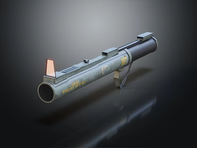 Modern Rocket Rocket Launcher Rocket Launcher 3d model Modern Rocket Rocket Launcher Rocket Launcher 3d model