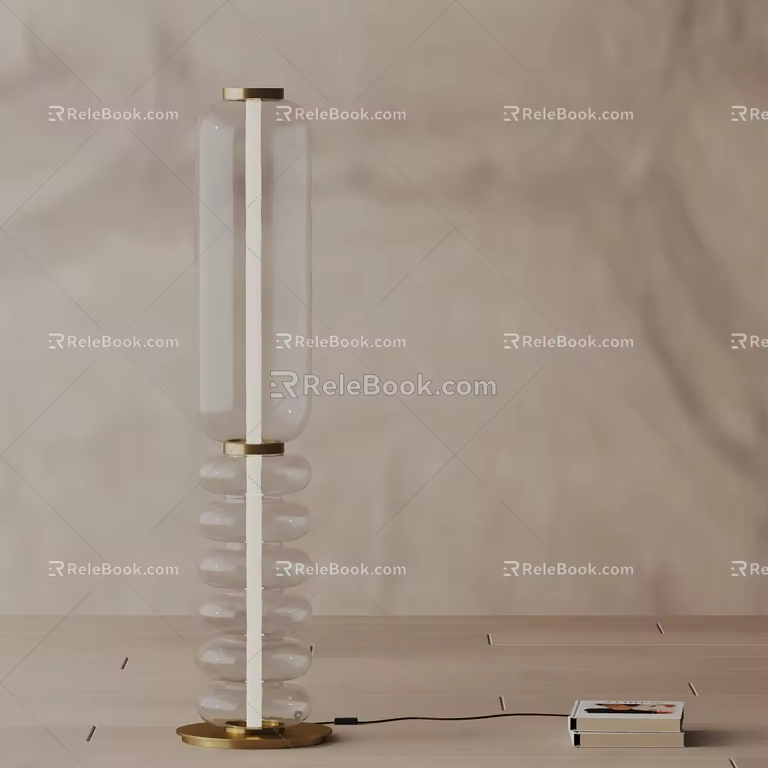 Modern floor lamp 3d model