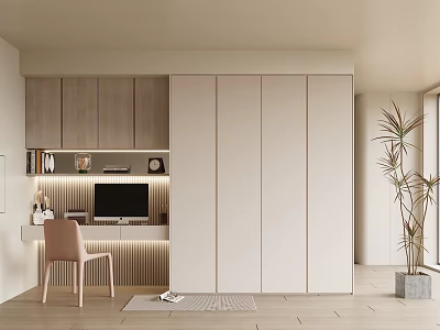 Modern wardrobe 3d model