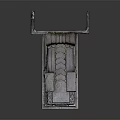 Traditional Architectural Stone Sculpture With Intricate Carvings Scroll Design And Pedestal Base
