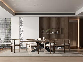 Modern Restaurant 3d model