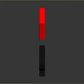 Three Dimensional Poker Suit Household Items With Black Red Colors And Shiny Reflection