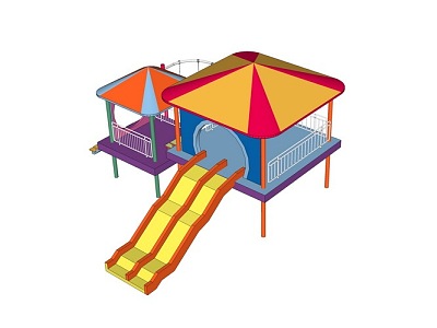 Children's amusement facilities model