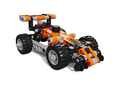 Modern toy car Lego model