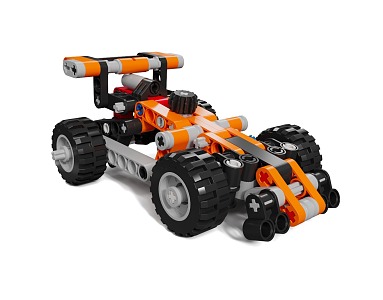 Modern toy car Lego 3d model