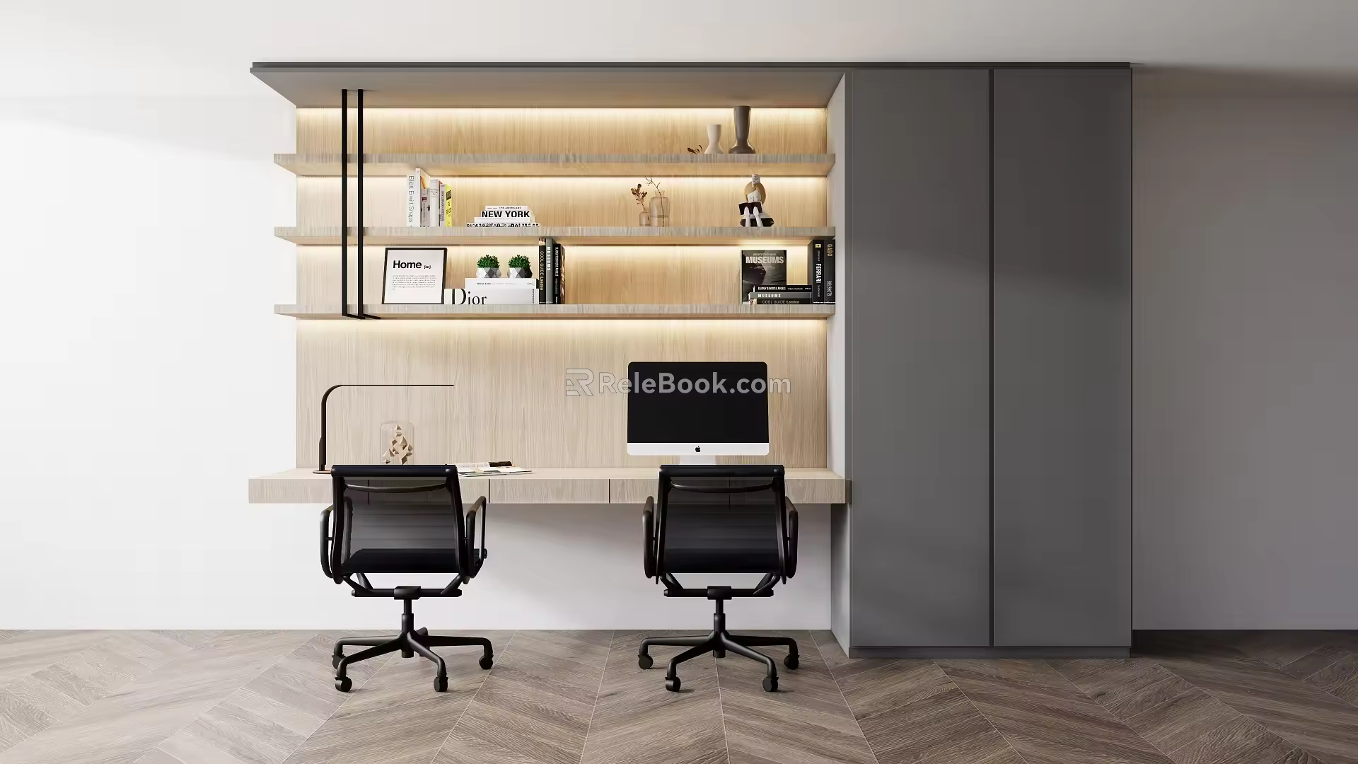 Bookcase SU model 3d model