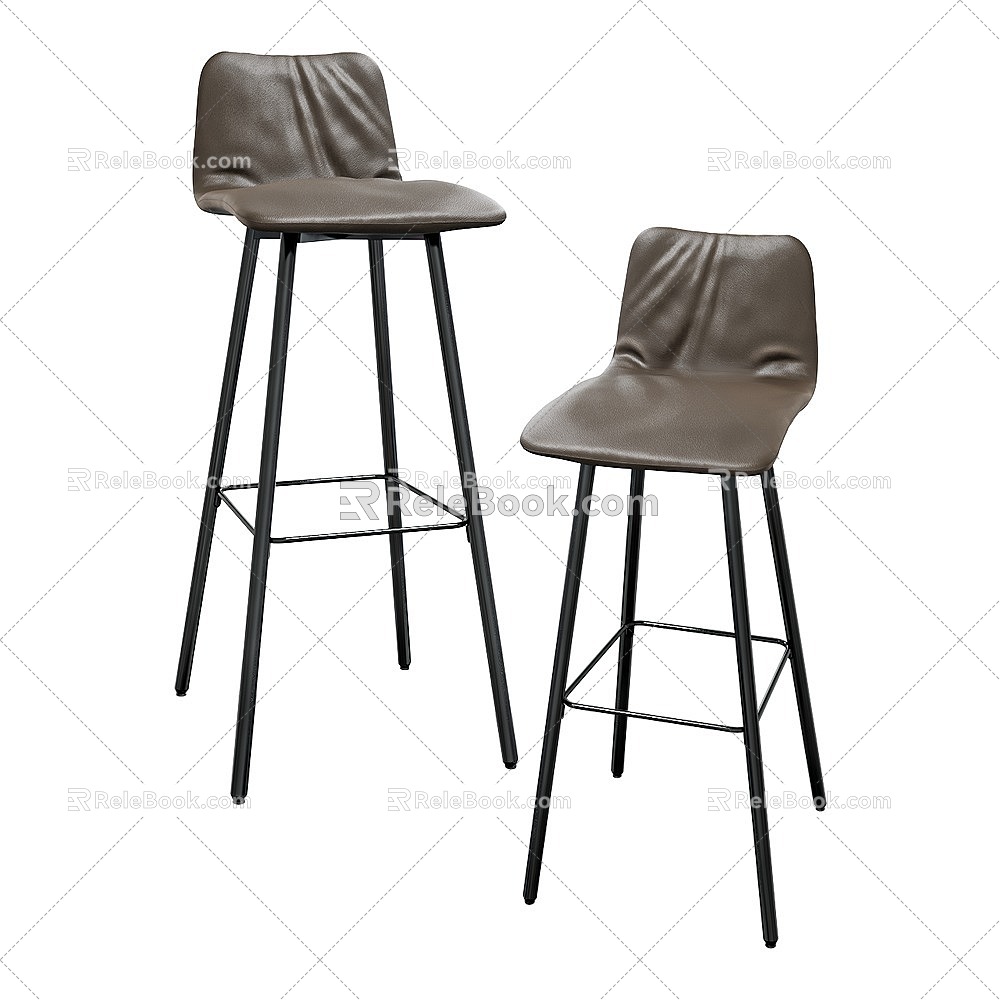 Bar Chair Bar Stool Chair High Stool Chair 3d model