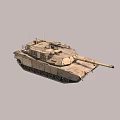 M1A1 Abrams Main Station Tank M1A1 Abrams Main Station Tank US Army Tank Armored Vehicle Troops Carrier 3d model