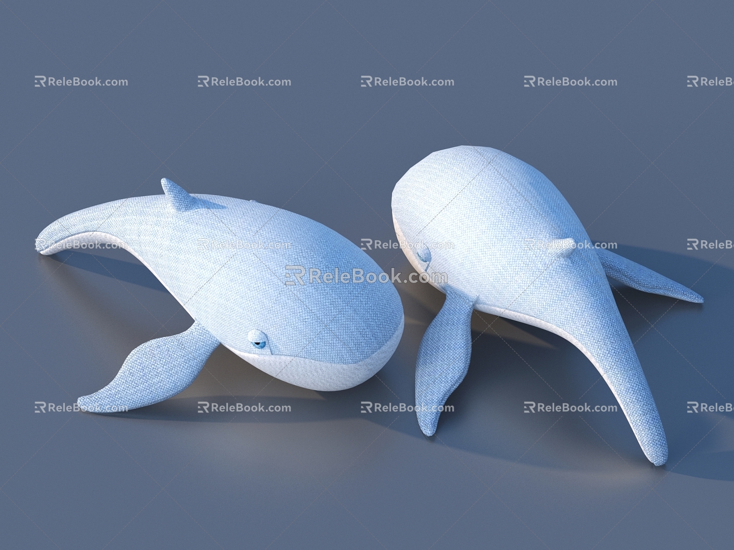 Dolphin cartoon toy animal sketch 3d model