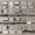 Modern Bathroom Vanity Units With Various Designs Mirrors Cabinets And Drawers