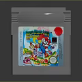Nintendo Game Boy Game Cartridge With Super Mario Bros Cover Art And Characters