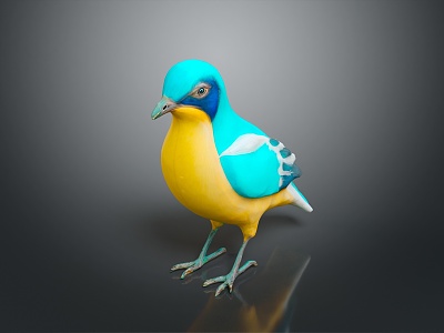 bird game animal cartoon animal realistic animal model