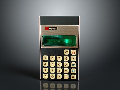 Calculator Electronic Calculator Casio Calculator Stationery Office Supplies Office Items 3d model