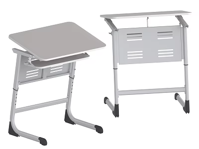 Training Table Student Table Conference Table Desk Table 3d model