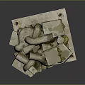 Columns Stone Columns Stone Columns Old Columns Roman Columns Roman Columns Classical Columns Greek Columns 3d model
