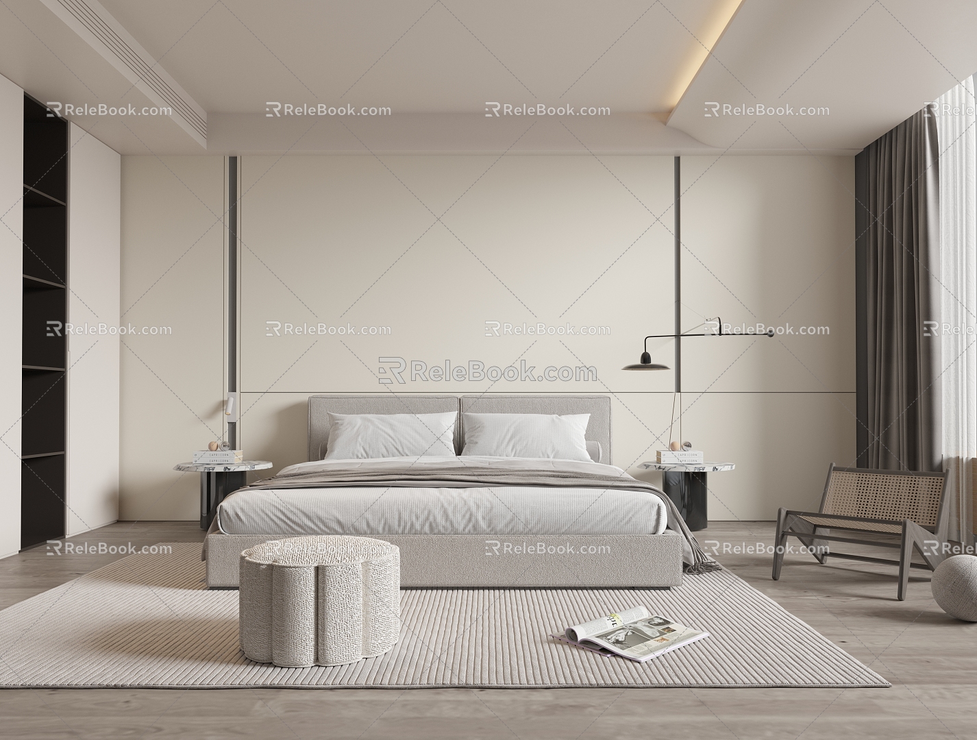 Modern Bedroom 3d model