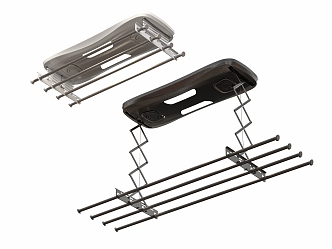 Modern Drying Rack Lifting Drying Rack Remote Control Drying Clothes Electric Drying Rack Invisible Drying Rack Drying Rack 3d model