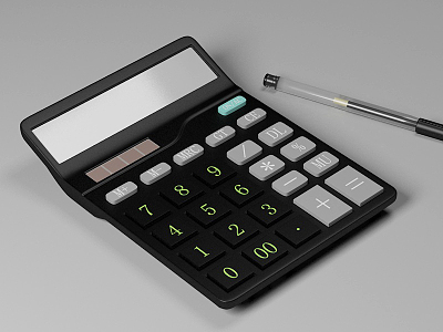 Modern Calculator model