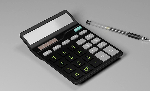 Modern Calculator 3d model