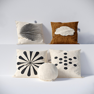 Modern pillow 3d model