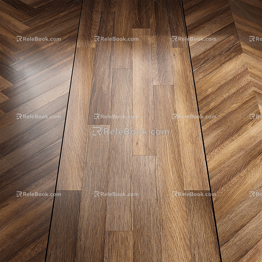 Modern Wood Flooring 3d model