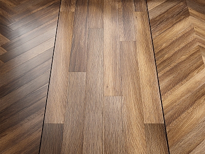 Modern Wood Flooring 3d model