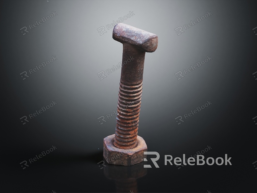 Modern Screw Old Screw Old Nut model