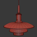 Modern Pendant Lights with White Shade and Copper Black Metal Frames in Multiple Colors