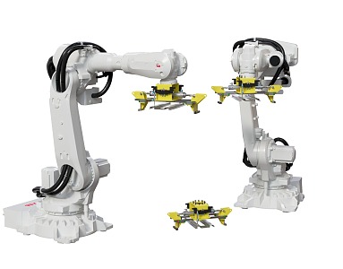 modern mechanical arm 3d model