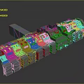 Detailed Industrial Mechanical Assembly With Modular Panels Control Units And Internal Components