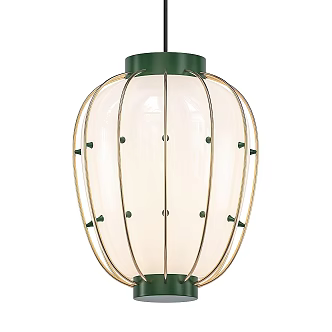 Chandelier Bamboo Chandelier Round Chandelier 3d model