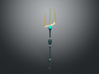 Cold weapons Sword Axe Hook Fork Spear Trident Melee Weapon Military 3d model