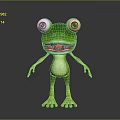 Frog Poison Frog Game Frog Reptile Cold Blooded Animal Reptile 3d model