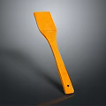 Yellow Kitchen Spatula With Long Handle For Household Cooking Use
