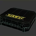 Toolbox tin box iron box plastic box container realistic 3d model