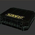 Toolbox tin box iron box plastic box box box container realistic 3d model