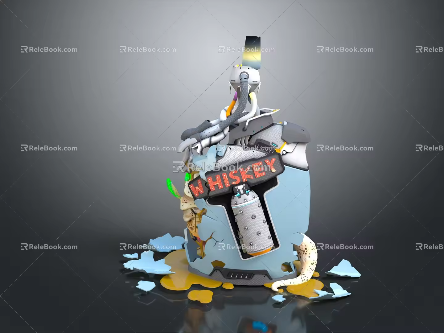 modern game props game items game equipment 3d model