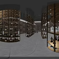Tobacco and Liquor Store Spacious Retail Interior With Shelves Stocked Wines Tobacco Products