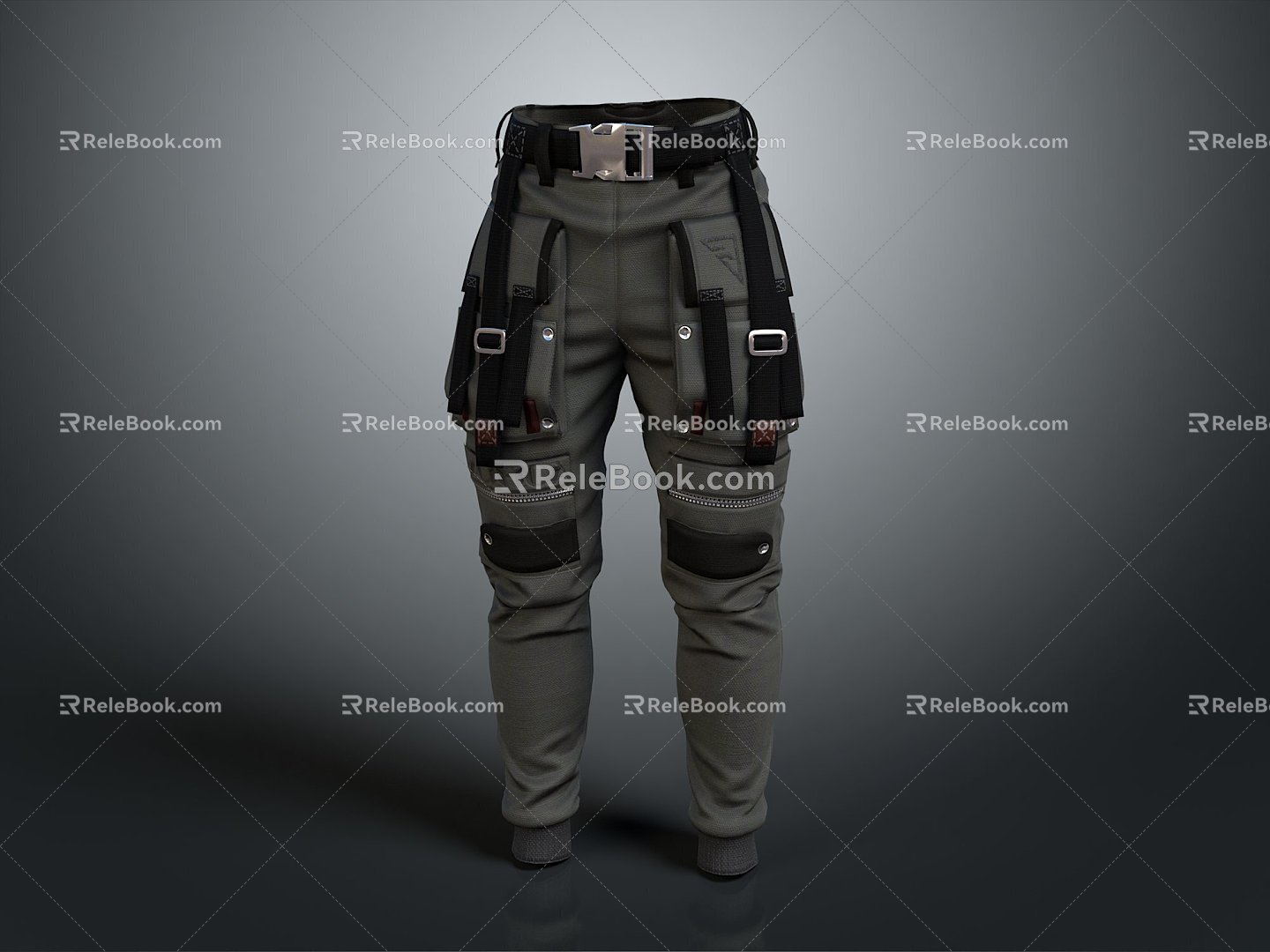 Jeans Straight Pants Khakis Bloomers Wide Leg Pants Flare Pants Pencil Pants Cargo Pants 3d model