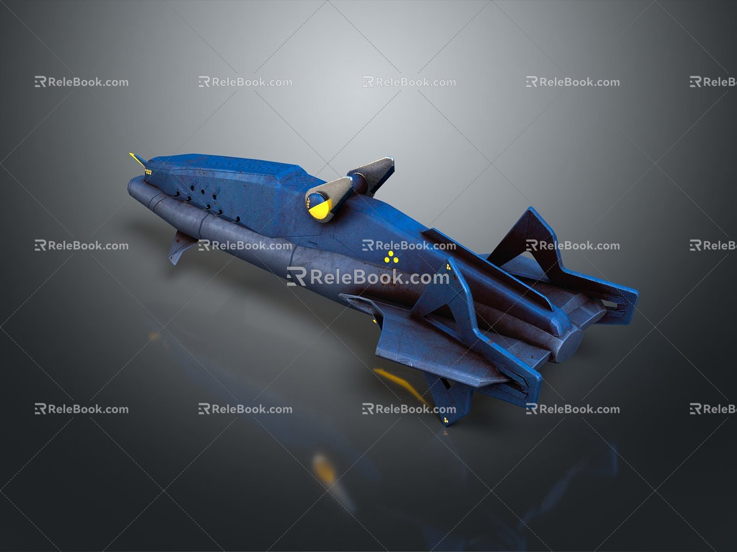 Modern Spaceship Spacecraft Spacecraft 3d model